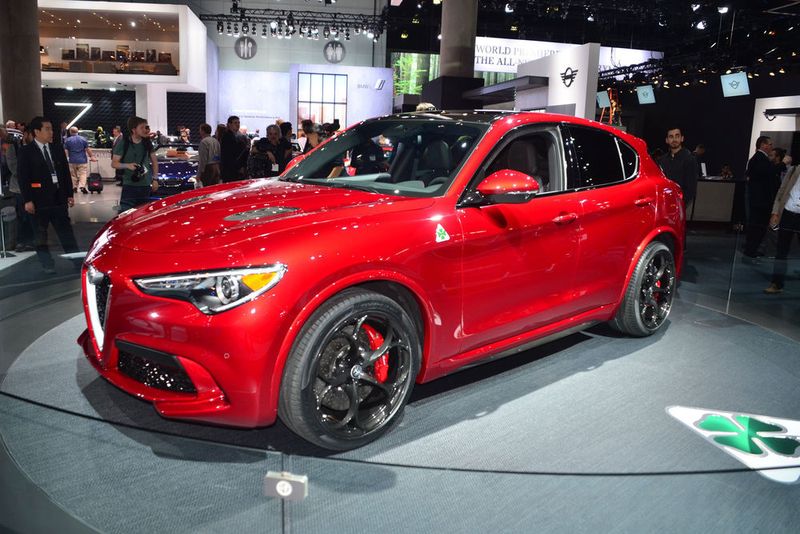 Auf der Autoshow in Los Angeles feiert der Alfa Stelvio seine Weltpremiere. (Newspress)