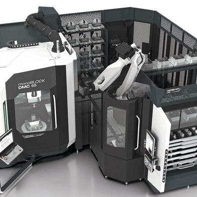 Das «MATRIS WPH» von DMG MORI ist für das Handling sowohl von Werkstücken als auch Paletten konzipiert. (Bild: DMG MORI)