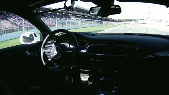 Der Audi RS 7 concept am Limit: fahrerlos rund um den Hockenheimring (Audi)