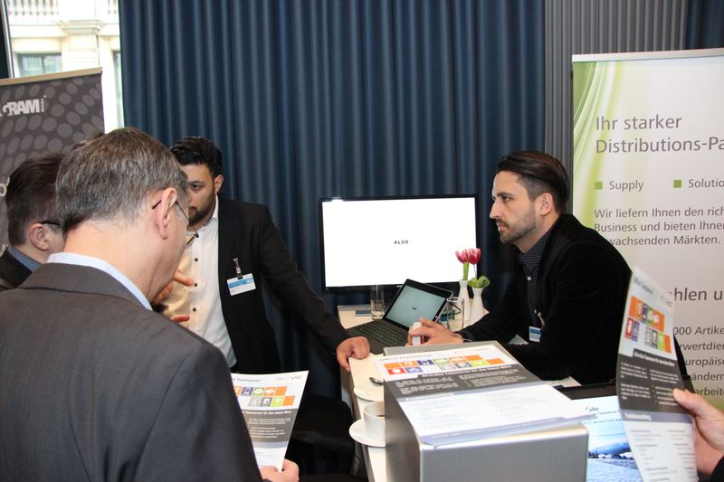 Die ALSO konnte mit Oktay Cayiroglu und Erdem Üstün (rechts) gute Gespräche führen. (Akademie)