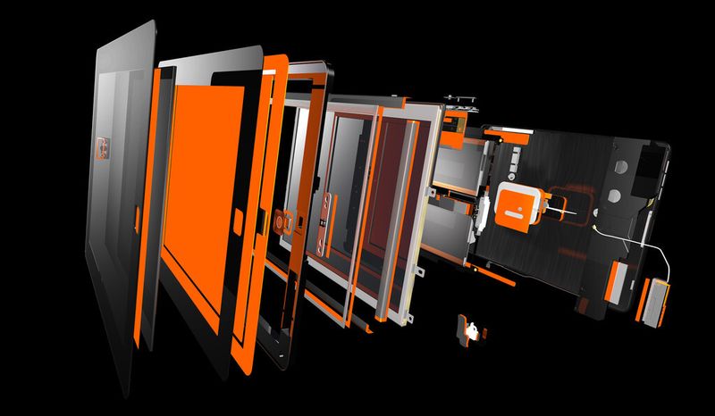 Lautsprecher-Explosionszeichnung. (Bild: tesa)