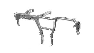 Das Unternehmen PWO stellte auf der Blechexpo sein Produktportfolio vor, darunter auch der Querträger. (Bild: PWO)