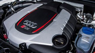 Der Motor des Audi RS5 TDI Concept schöpft 385 PS aus drei Litern – und das dank E-Lader ohne Turboloch. (Foto: Audi)