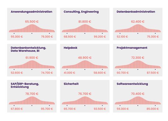 Die Gehälter im Überblick.(Bild:  Amadeus Fire Group)