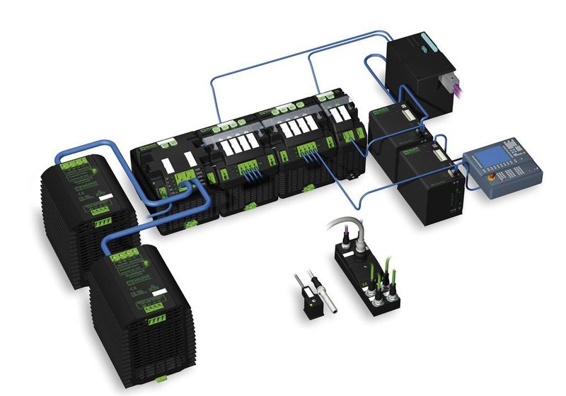 Im Zusammenspiel mit weiteren Komponenten wie Redundanz- und Puffermodulen lässt sich eine zuverlässige Stromversorgung aufbauen. (Bild: Murrelektronik)