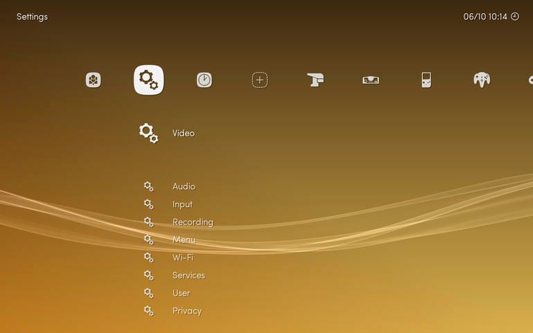 Die Benutzeroberflache des Raspberry-Pi-Gamingcenters Lakka erinnert an die Menüs bewährter Spielekonsolen wie der PS3 und ist als OS speziell auf das libretro- und RetroArch-Ökosystem optimiert. (Bild: Lakka.tv)