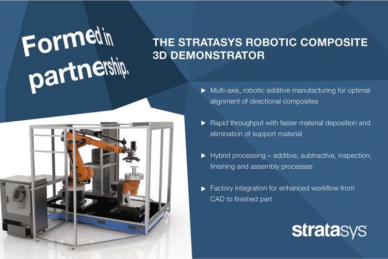 Auch der Robotic-Composite wird auf der IMTS 2016 vom 12. bis 17. September vorgestellt. (Stratasys)