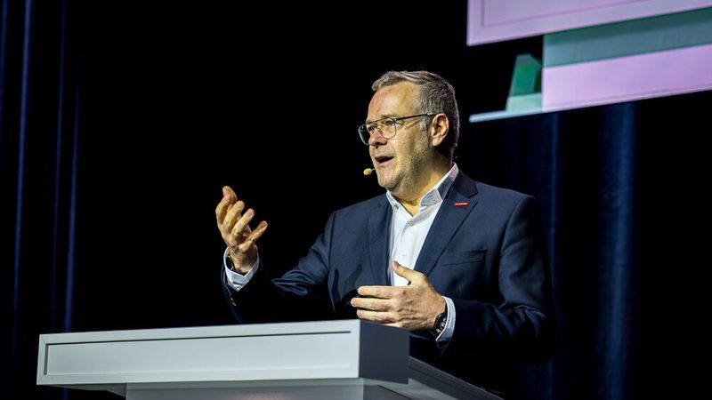 Jörg Dittrich, Präsident des Zentralverbands des Deutschen Handwerks (ZDH) hielt ein beeindruckendes Plädoyer für das Handwerk.  (Bild: ZKF)