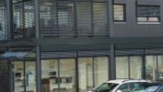 Der Verkaufspavillon der Volkswagen Automobile Leipzig wurde in nur drei Wochen aufgebaut. (Foto: Graeff)