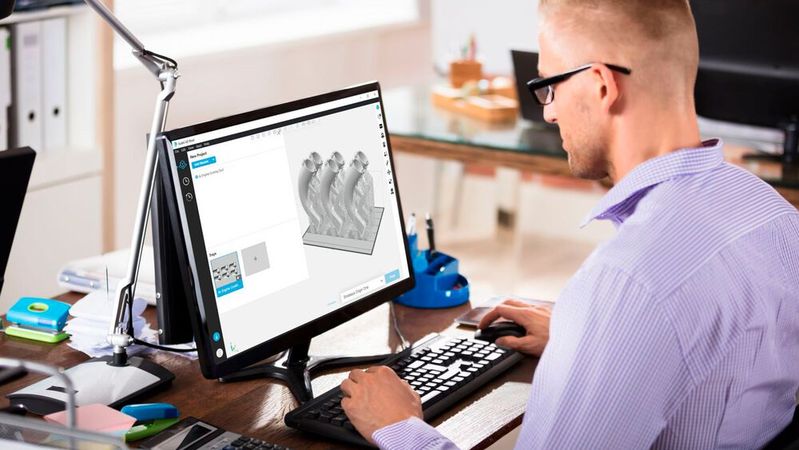 GrabCAD Print for Origin One bietet eine verbesserte Druckvorbereitung, ein verbessertes automatisches Support-Generierungstool mit geringerem Supportmaterialverbrauch sowie zusätzliche neue Funktionen.