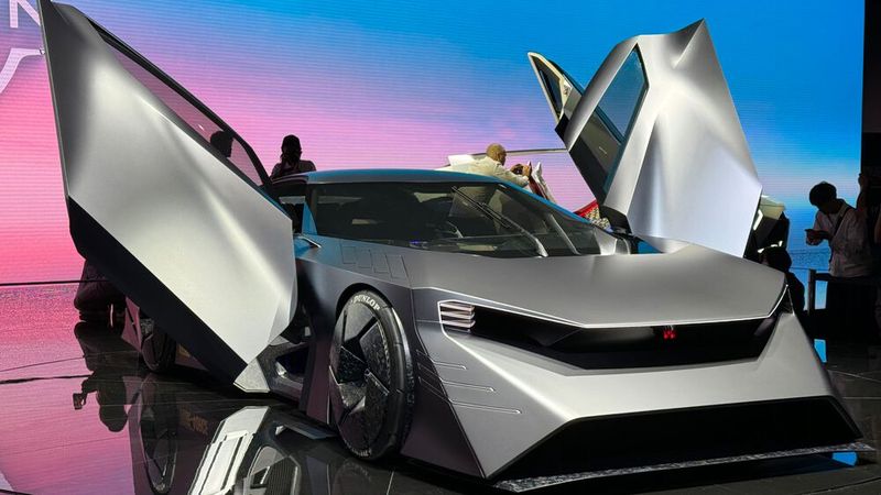 Der Nissan Hyper Force ist Batmans Traumwagen. (Bild: sp-x/Benjamin Bessinger)