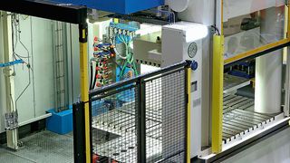 IHU-Anlage am Fraunhofer-Institut für Werkzeugmaschinen und Umformtechnik IWU in Chemnitz, auf der die Versuche mit 7xxx-Aluminiumlegierungen durchgeführt wurden. (Fraunhofer-IWU)