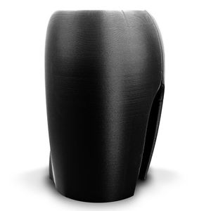 Auch diese Turbine, die auf der Hybridx-Pro gefertigt wurde, besteht aus PET-G mit 15 Prozent Carbonfaseranteil.(Bild:  Hans Weber Maschinenfabrik)