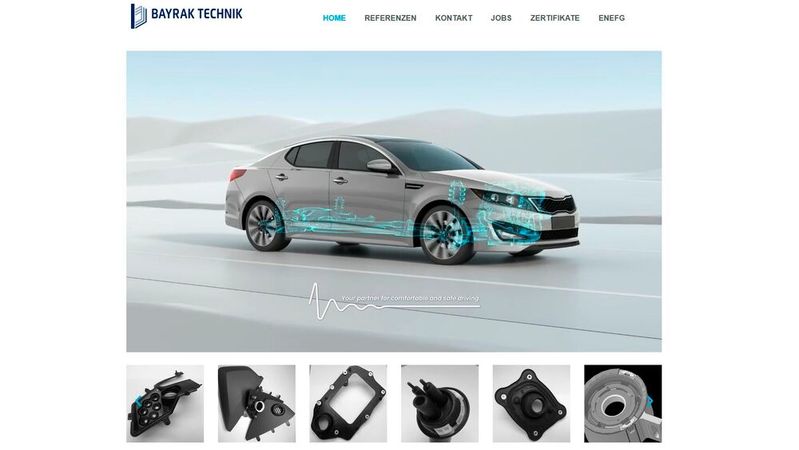 Die Bayrak Technik GmbH (hier ein Foto der Webseite) hat ein Insolvenzverfahren beantragt.(Bild:  Bayrak Technik GmbH)