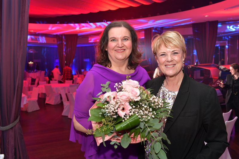 Lilli Kos, IT-BUSINESS und Janet Spacey, Janet Spacey PR, verbindet auch eine lange Zusammenarbeit. (Hannes Magerstaedt)