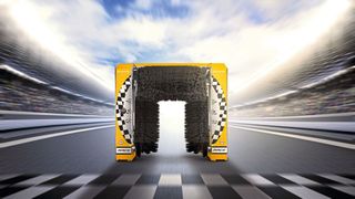 Easywash Race von Washtec ist eine schnelle Portalanlage für Betriebe, in denen die Wäsche eher Costcenter statt Profitcenter ist. (Bild: Aaron Foster)