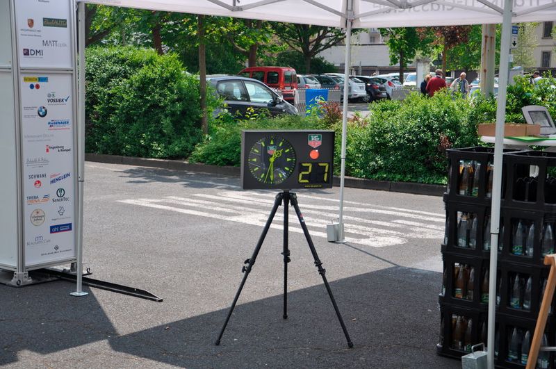 Zeitmessung muss sein bei einer Rallye. (Foto: Grimm/Dominsky)