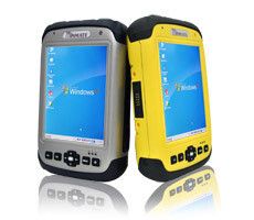 Bild 6: Der tragbare Rugged-PC mit Schutzart IP65, 5,7-Zoll-LCD und energiesparendem Atom-Z510-Prozessor verfügt über einen speziellen resistiven Touchscreen, der auch bei Sonneneinstrahlung gut ablesbar ist (Bild: TL Electronic)