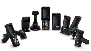 Die Produktplalette von Custom reicht von Barcodelesern über Handhelds bis hin zu Ticketdruckern. (Custiom)