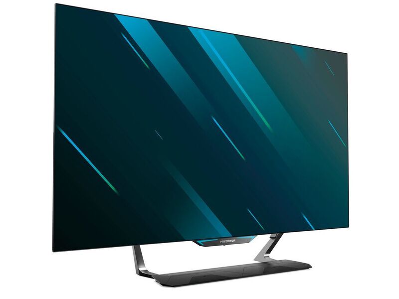 Monitor im TV-Format: Der Predator CG552K mit 55-Zoll-4K-OLED-Panel. (Acer)
