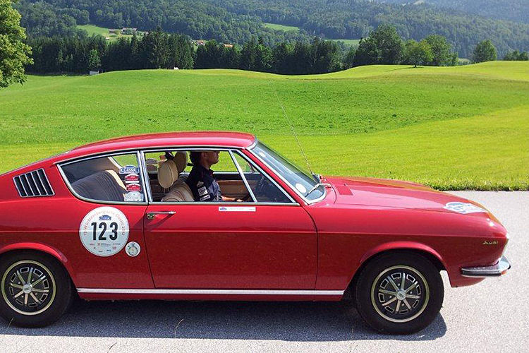 Mit diesem Audi Coupé bewarb sich Konrad Klimek. (Foto: privat)