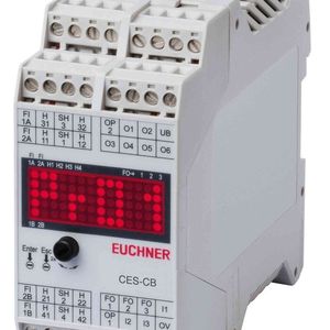 Das Sicherheitsauswertegerät CES-CB vereint alle Vorteile der bestehende Auswertegeräte, wie die Kombination von Transpondertechnologie und Sicherheitsschaltgerät in einer Einheit.