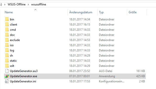 WSUS Offline Update muss nicht installiert werden, um aktuelle Windows-Updates herunterzuladen und in Windows 10-Installationen zu integrieren. (Joos / Microsoft)