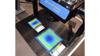 Multi-scanner systems with IFOV controller (Infinitive Field of View, i.e. opening angle) enable complex, large-area and highly dynamic laser processing between several axes, as required, for example, in OLED display production.  (Source: Aerotech)