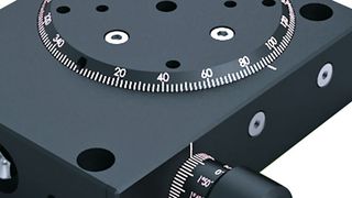 DMT-Präzisionsdrehtische von Owis gestatten unbegrenzte Drehwinkel bei Auflösungen von weniger als einer Winkelminute. Dabei helfen Dünnringlager. (Owis)