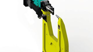Roboterzange in anschlussfertiger Komplettausrüstung. (Bild: Tox)