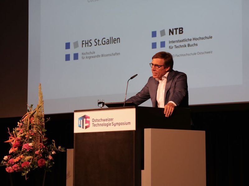 Impressionen aus dem Ostschweizer Technologiesymposium in St. Gallen 26. August 2016 (VBM / Sergio Caré)