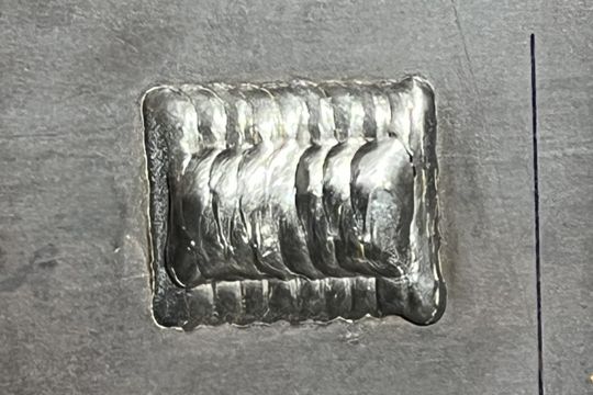 Eine präzise optimierte Geometrie macht die Metallverstärkung robuster.(Bild:  Empa)