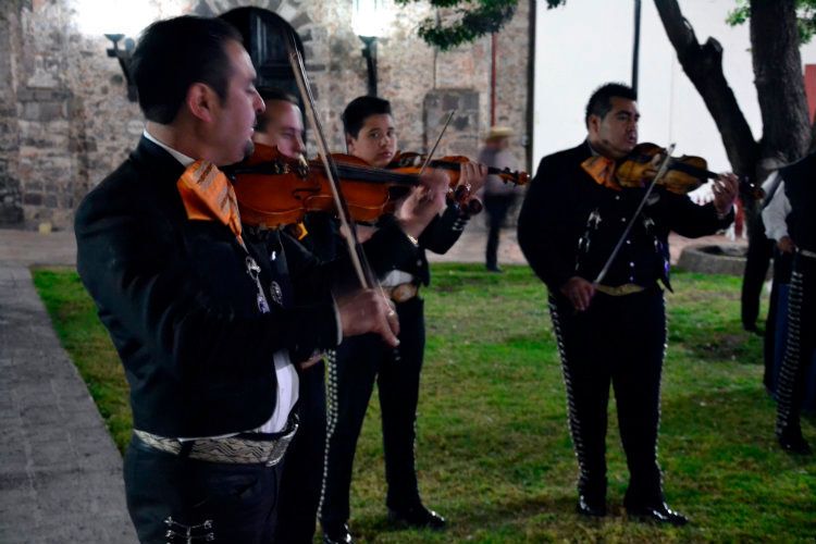 Die musikalische Untermalung lieferte eine Mariachi-Band. (Mauritz)