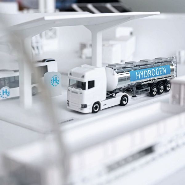 The hydrogen economy will present at this year's Hanover Fair in Hall 13, how it will contribute to a CO2-neutral production in the future with new technologies and business models. (Image:German Fair)