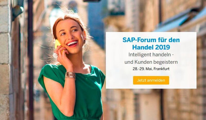 SAP-Forum für den Handel 2019


Am 28./29. Mai findet in Frankfurt das SAP-Forum für den Handel unter dem Motto „Intelligent handeln – und Kunden begeistern“ statt, das veranschalichen will, wie künstliche Intelligenzen smarten Handelsunternehmen den Weg bereiten. Das Event ist Treffpunkt einer Community aus Einzel- und Großhandel, um Erfahrungen auszutauschen und neue Impulse zu gewinnen.

Wann: 28.-29. Mai, Frankfurt a. M.
Mehr unter: 