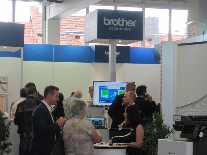 Am Stand von Brother war immer was los. (Vogel IT-Medien GmbH)