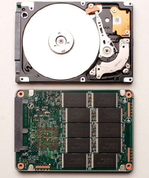 Seit dem Release 4.2 vom Februar 2009 können die DS8000-Systeme nicht nur mit FC- und SATA-Platten, sondern auch mit Solid State Disks ausgestattet werden. (Archiv: Vogel Business Media)