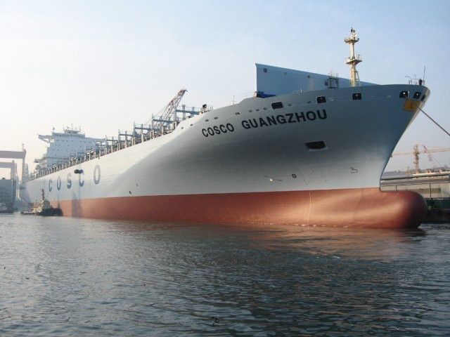 Für die ganz großen Pötte ist die Nordostpassage noch nicht geeignet. Doch Cosco wagt den ersten Schritt. (Bild: Cosco)