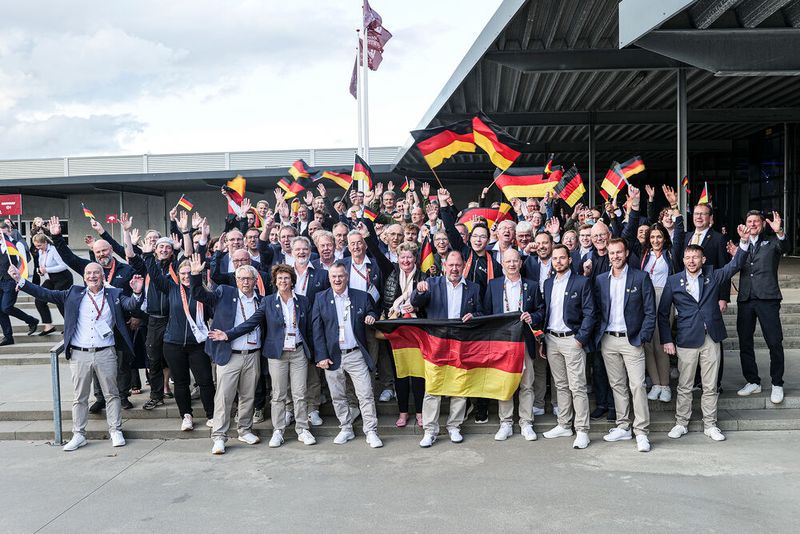 Am Ende konnte sich die deutsche Delegation über insgesamt 22 Medaillen freuen. Deutschland war in 28 Disziplinen mit 32 Fachkräften angetreten. (Bild: Schmidt - VCG)