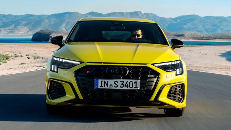 ... in gelb. (Bild: Audi)