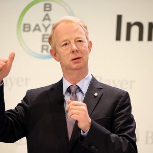 Dr. Marijn Dekkers, Vorstandsvorsitzender von Bayer auf der Innovations-Perspektive 2012: „Unsere wissenschaftlichen Erfolge sollen helfen, das Leben der Menschen zu verbessern.“