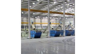 Zulaufbauwerk der Kläranlage Jebel Ali mit Huber-Rechen (Bild: Huber)