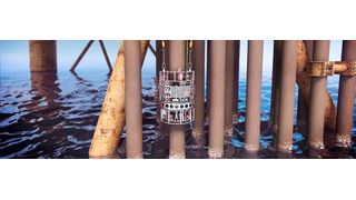 Im Offshore-Inspektionsgerät von Tooltec kommen Iglidur-Gleitlager, Drylin-Linearführungen und eine E-Kette von Igus zum Einsatz. Vorteil ist ihre Schmier- und Wartungsfreiheit sowie die Beständigkeit gegen Salzwasser. Das ermöglicht zuverlässig, Rohre von Öl- und Gasplattformen unter Wasser zu reinigen und zu untersuchen. (Igus)