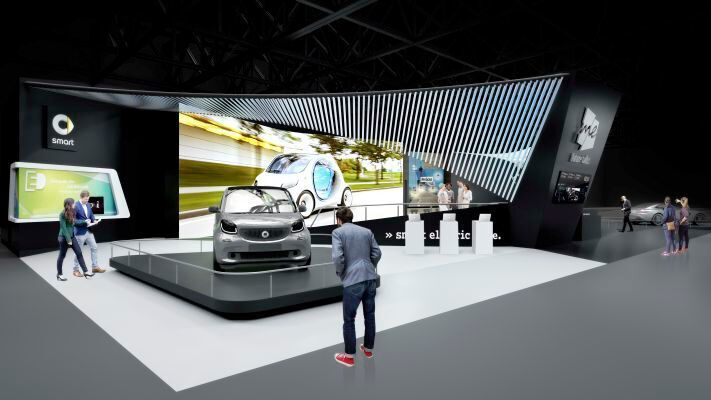Mercedes-Benz auf der CES 2018: Weltpremiere der neuen Mercedes-Benz User Experience.  (Daimler AG)