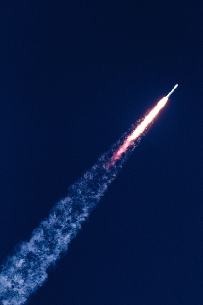 AM rocket parts for space made from sustainable materials