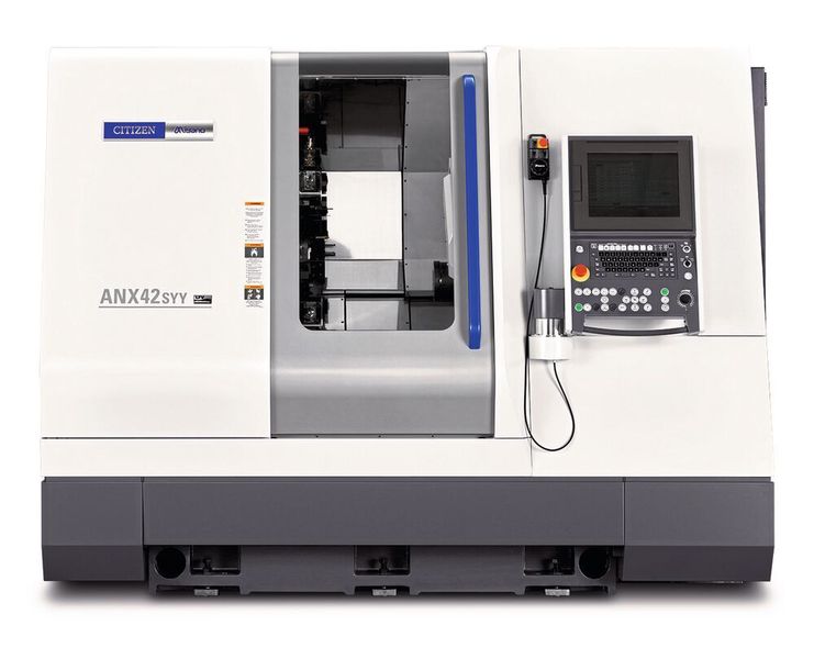 Die Citizen Miyano ANX-42 SYY: 10-Achsen-CNC- Drehzentrum mit LFV-Technologie. (Newemag)