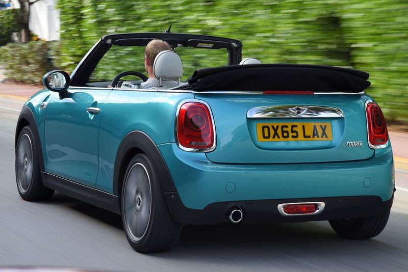 Sieger Kategorie Cabrios: Mini Cooper Cabrio; relativer Werterhalt: 58 Prozent. (BMW)