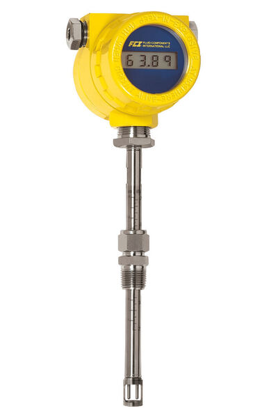 Relying on FCI’s highly accurate thermal dispersion mass flow sensing technology, the ST50 Flow Meters provide accurate and repeatable direct mass flow measurement at a lower cost. (FCI)