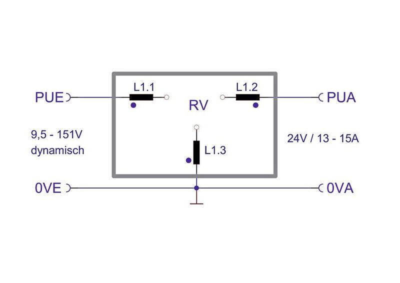 Bild 2: Ein in die Versorgungsleitung eingebrachter Bordnetz-Regenerator „regeneriert“ das Bordnetz. Der Endverbraucher benötigt sein eigenes EMV-Filter.  (SYKO)