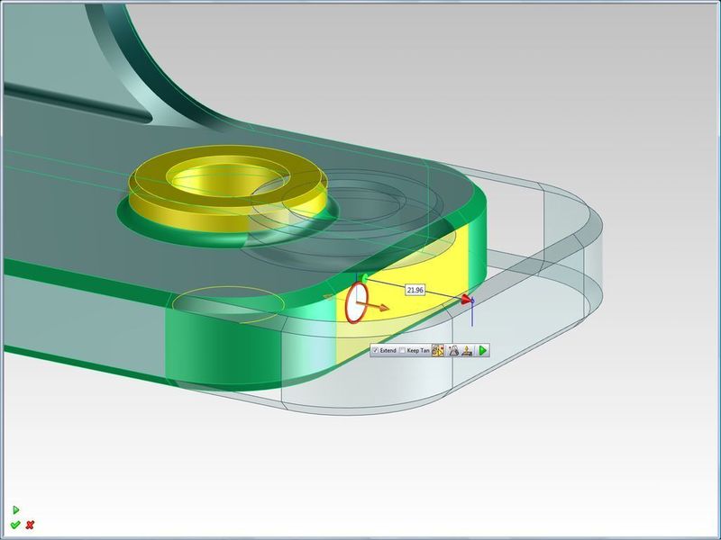 Direkter Zugriff auf die wichtigsten Kommandos, dank neuer kontextsensitiver Mini-Toolbars. (Archiv: Vogel Business Media)